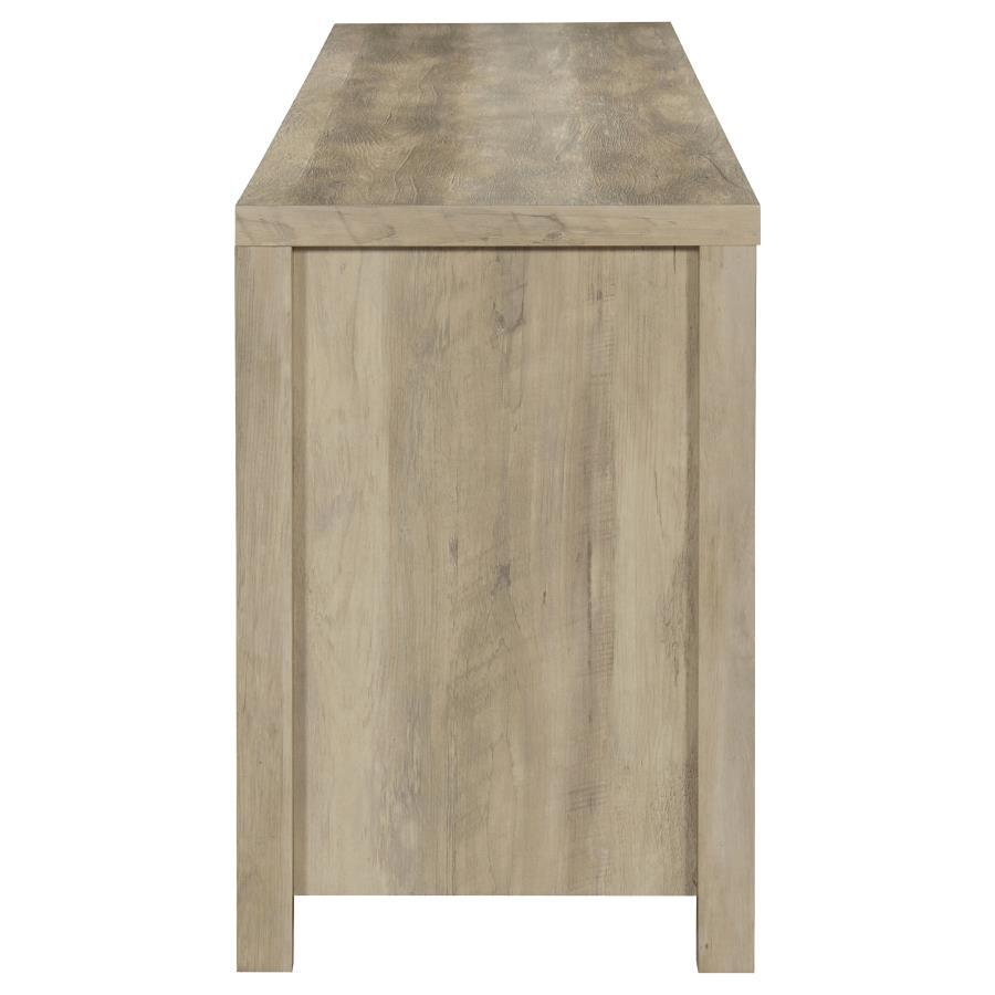 Madra - 2 - Door Engineered Wood TV Stand - Distressed Pine TV Stand modern furniture Contempo Furniture