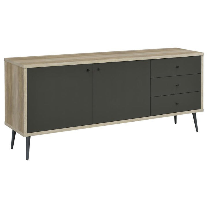 Maeve - 2 Door Engineered Wood Cabinet - Antique Pine And Gray Accent Cabinet modern furniture Contempo Furniture