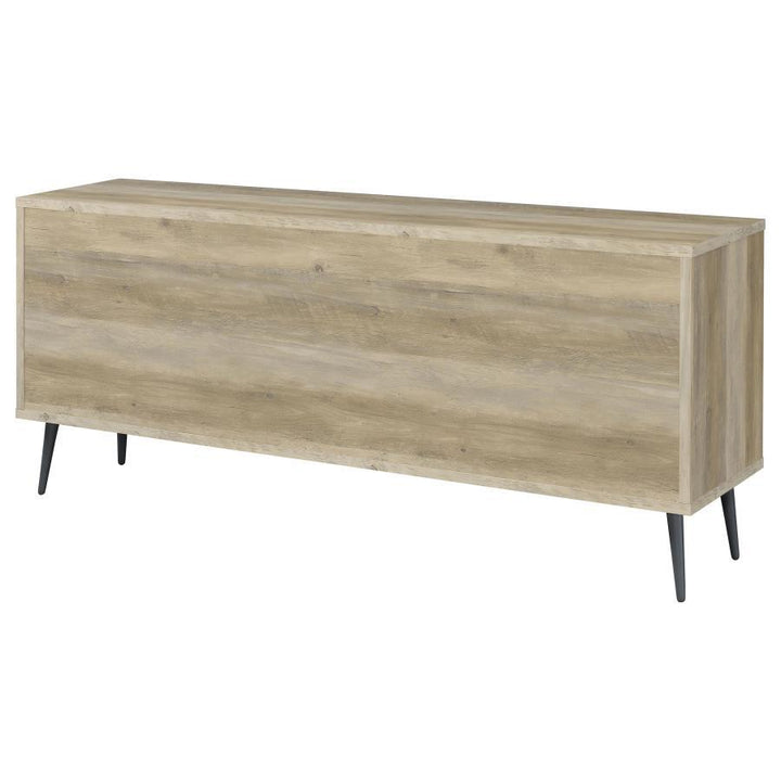 Maeve - 2 Door Engineered Wood Cabinet - Antique Pine And Gray Accent Cabinet modern furniture Contempo Furniture