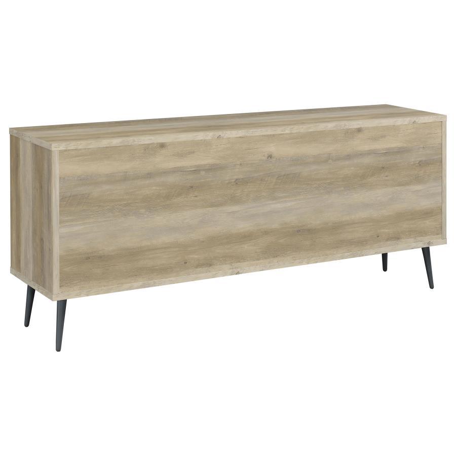 Maeve - 2 Door Engineered Wood Cabinet - Antique Pine And Gray Accent Cabinet modern furniture Contempo Furniture