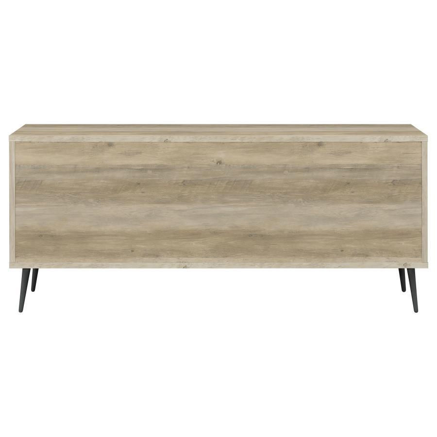 Maeve - 2 Door Engineered Wood Cabinet - Antique Pine And Gray Accent Cabinet modern furniture Contempo Furniture