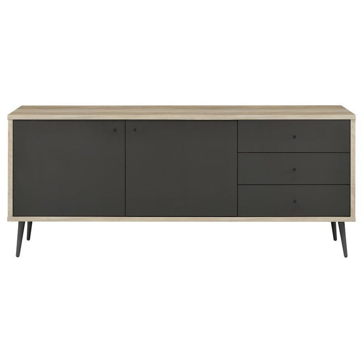 Maeve - 2 Door Engineered Wood Cabinet - Antique Pine And Gray Accent Cabinet modern furniture Contempo Furniture