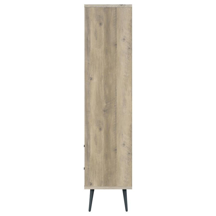 Maeve - 3 - Shelf Bookcase With Drawers - Distressed Pine Standard Bookcase modern furniture Contempo Furniture