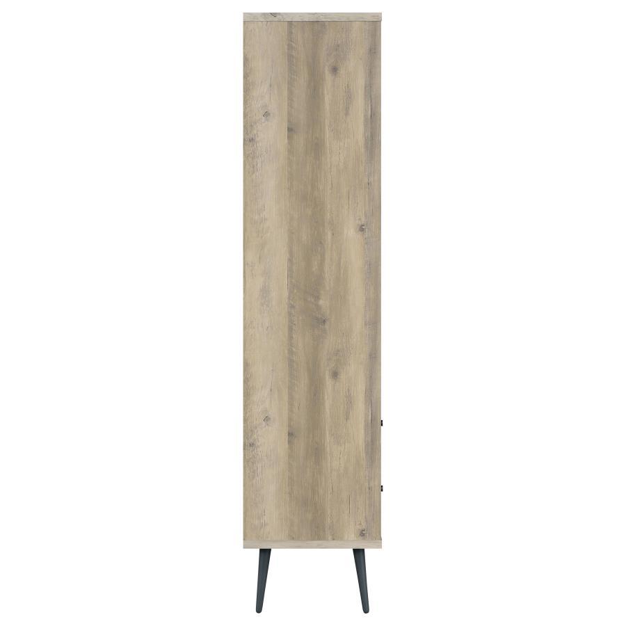 Maeve - 3 - Shelf Bookcase With Drawers - Distressed Pine Standard Bookcase modern furniture Contempo Furniture