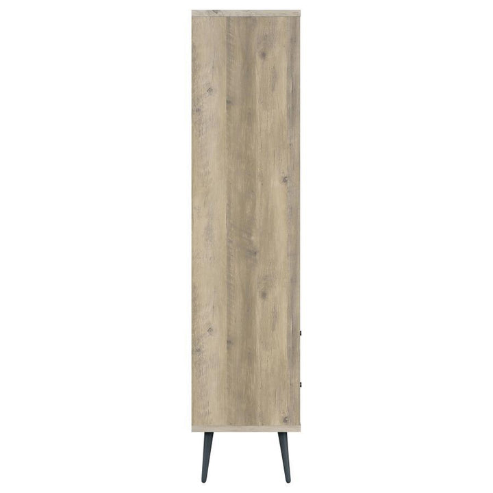 Maeve - 3 - Shelf Bookcase With Drawers - Distressed Pine Standard Bookcase modern furniture Contempo Furniture