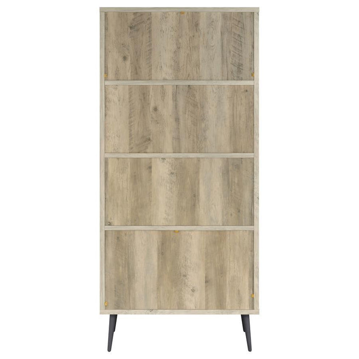 Maeve - 3 - Shelf Bookcase With Drawers - Distressed Pine Standard Bookcase modern furniture Contempo Furniture
