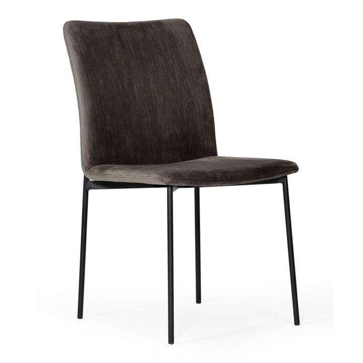 Maggie - Modern Black and Brown Dining Chair (Set of 2)