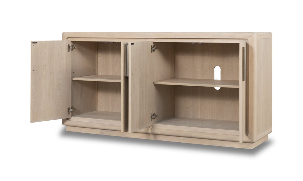 Magnolia 4 Door Wooden Sideboard in Daffodil Sideboard modern furniture Contempo Furniture