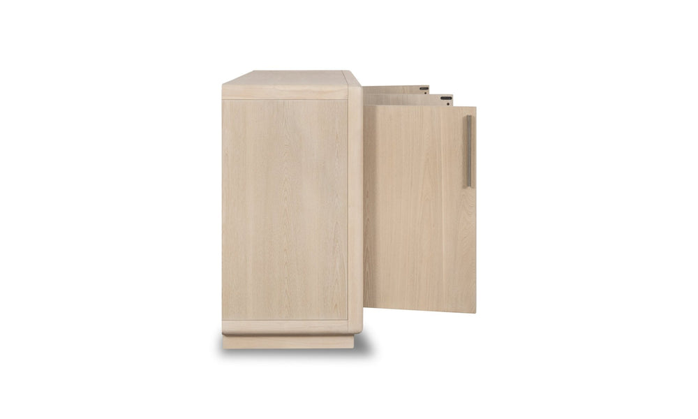 Magnolia 4 Door Wooden Sideboard in Daffodil Sideboard modern furniture Contempo Furniture