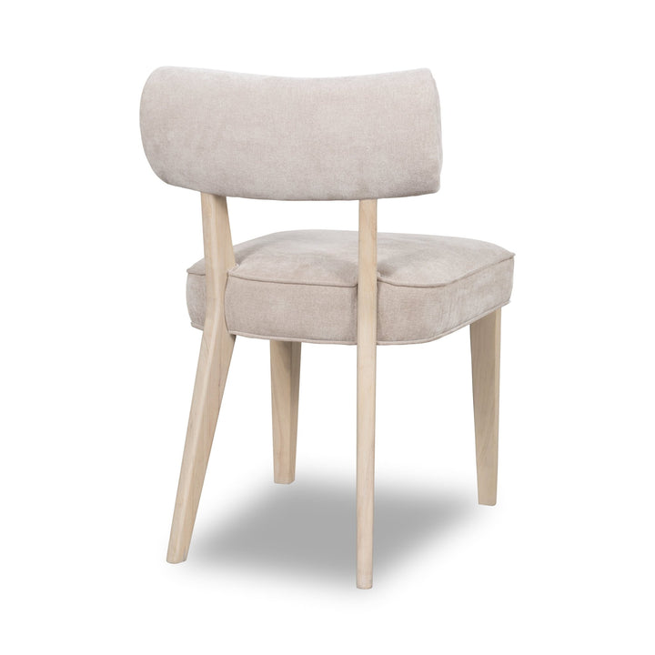 Magnolia Wood Frame Upholstered Dining Chair in Brown Sugar Chenille (Set of 2) Chair modern furniture Contempo Furniture