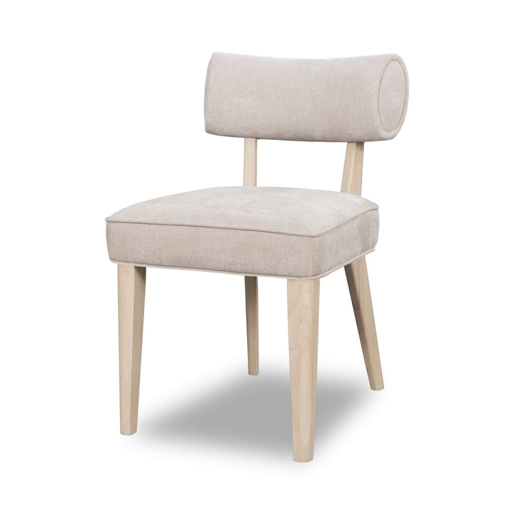 Magnolia Wood Frame Upholstered Dining Chair in Brown Sugar Chenille (Set of 2) Chair modern furniture Contempo Furniture