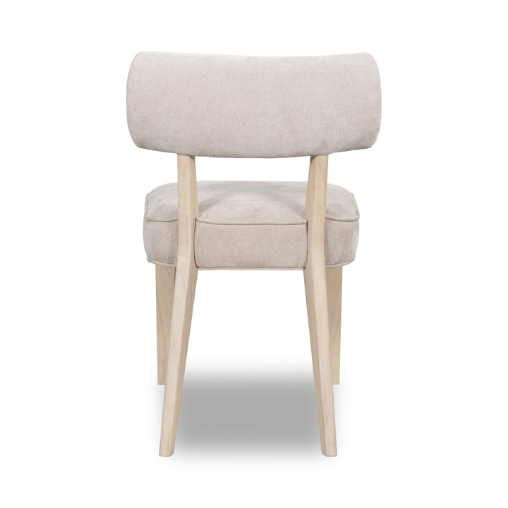 Magnolia Wood Frame Upholstered Dining Chair in Brown Sugar Chenille (Set of 2) Chair modern furniture Contempo Furniture