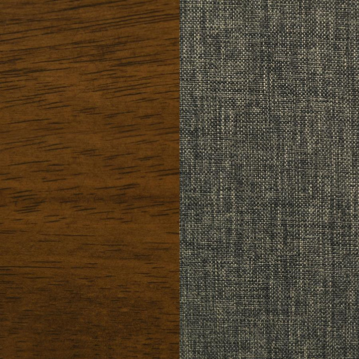 Malone - 7 Piece Rectangular Dining Table Set - Dark Walnut 7 - Piece Dining Room Set modern furniture Contempo Furniture