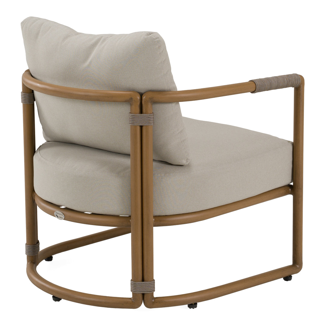 Malta - Outdoor Light Grey + Teak Sofa Set