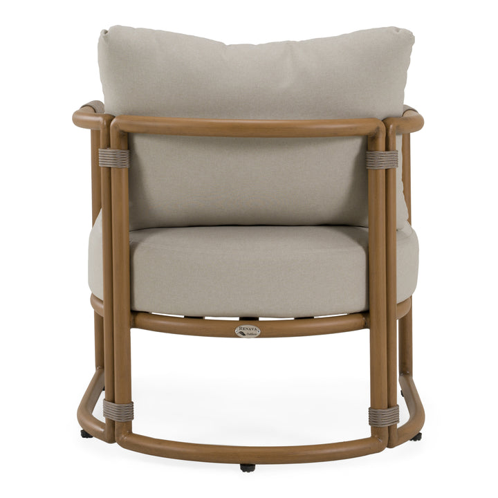 Malta - Outdoor Light Grey + Teak Sofa Set