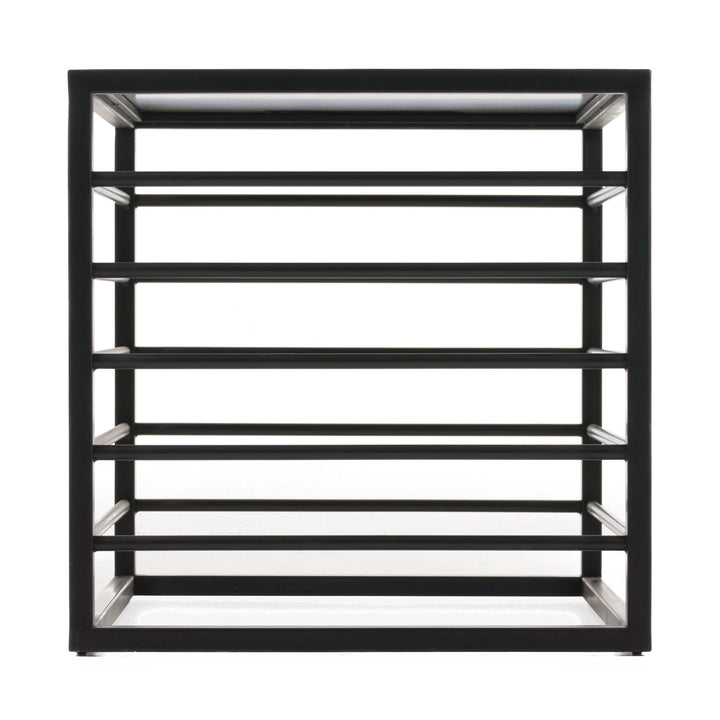 Malvo - Modern Black + Glass End Table