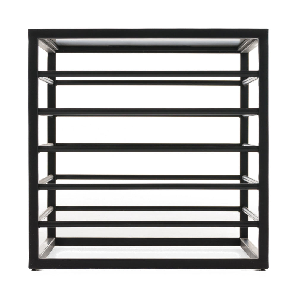 Malvo - Modern Black + Glass End Table