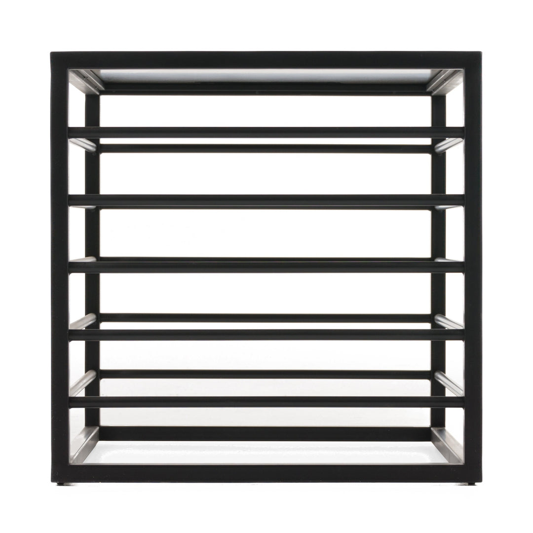 Malvo - Modern Black + Glass End Table