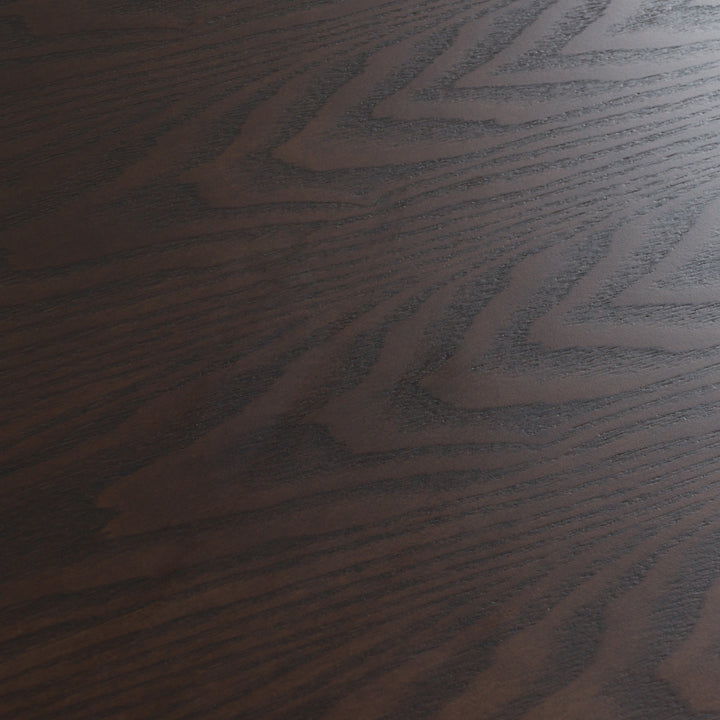 Manhattan - Contemporary Brown Oak and Gold Chest