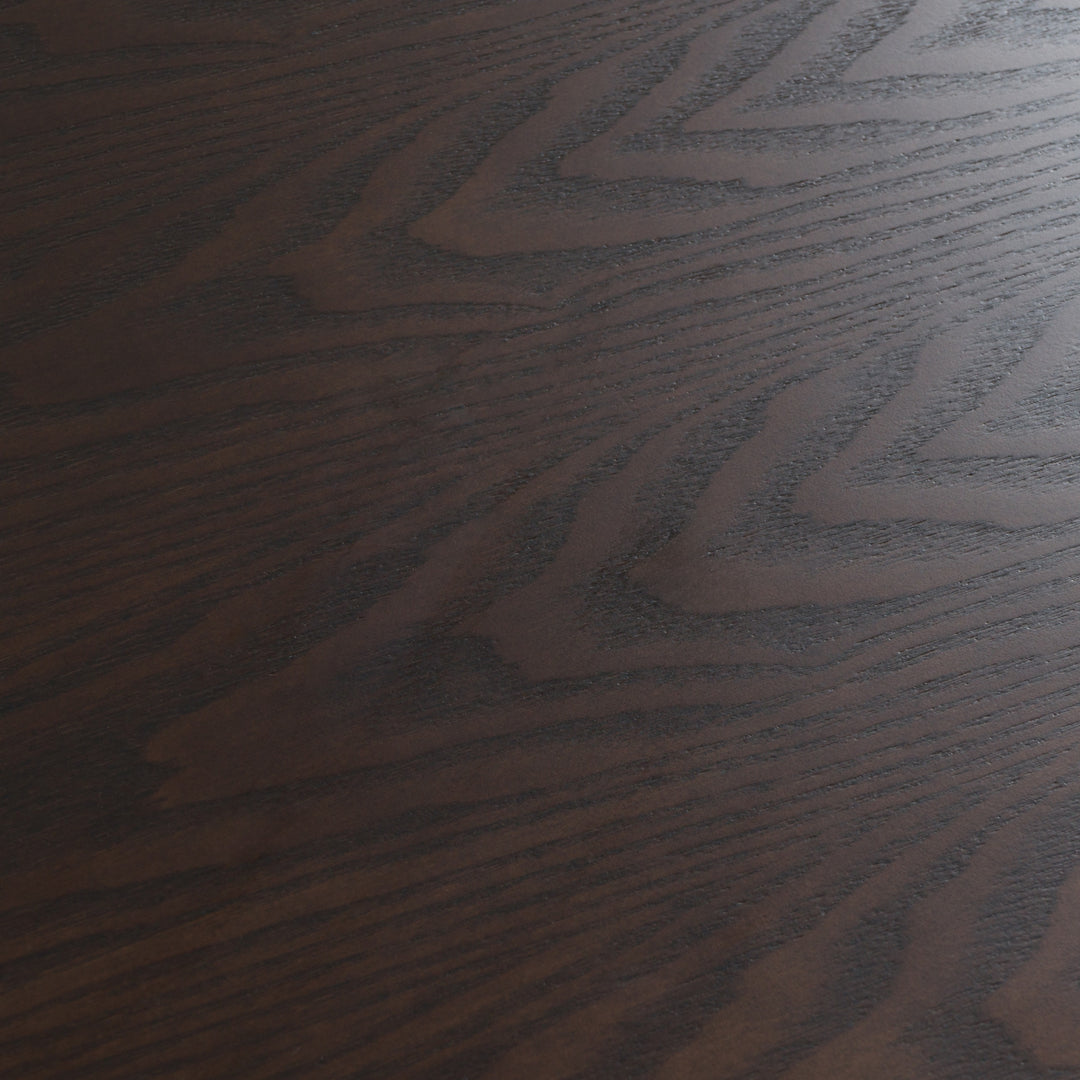 Manhattan - Contemporary Brown Oak and Gold Chest