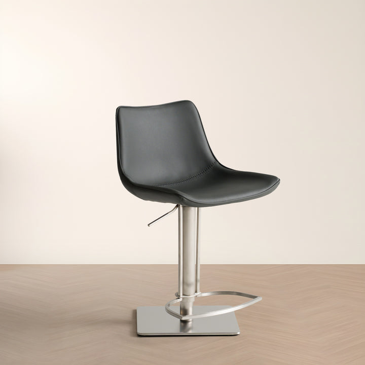 Manning  Modern Grey Bar Stool