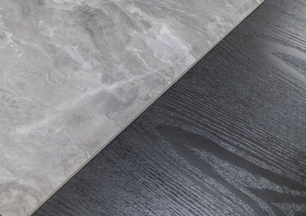 Maranello - Modern Grey Wash & Faux Marble Dresser - View 3