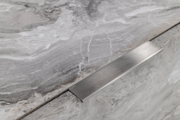 Maranello - Modern Grey Wash &amp; Faux Marble Dresser
