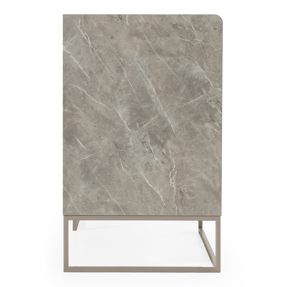 Marbella - Italian Modern Grey Marble Dresser - View 4