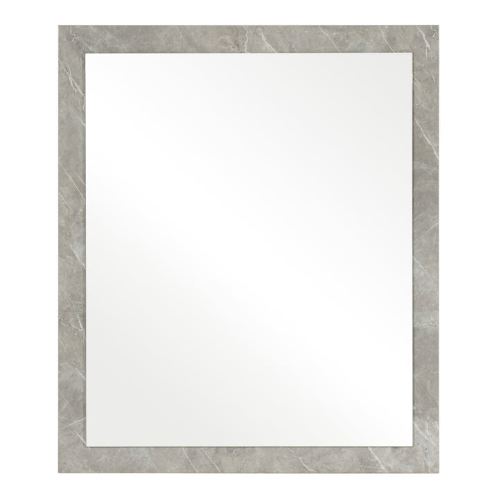 Marbella - Italian Modern Grey Marble Mirror