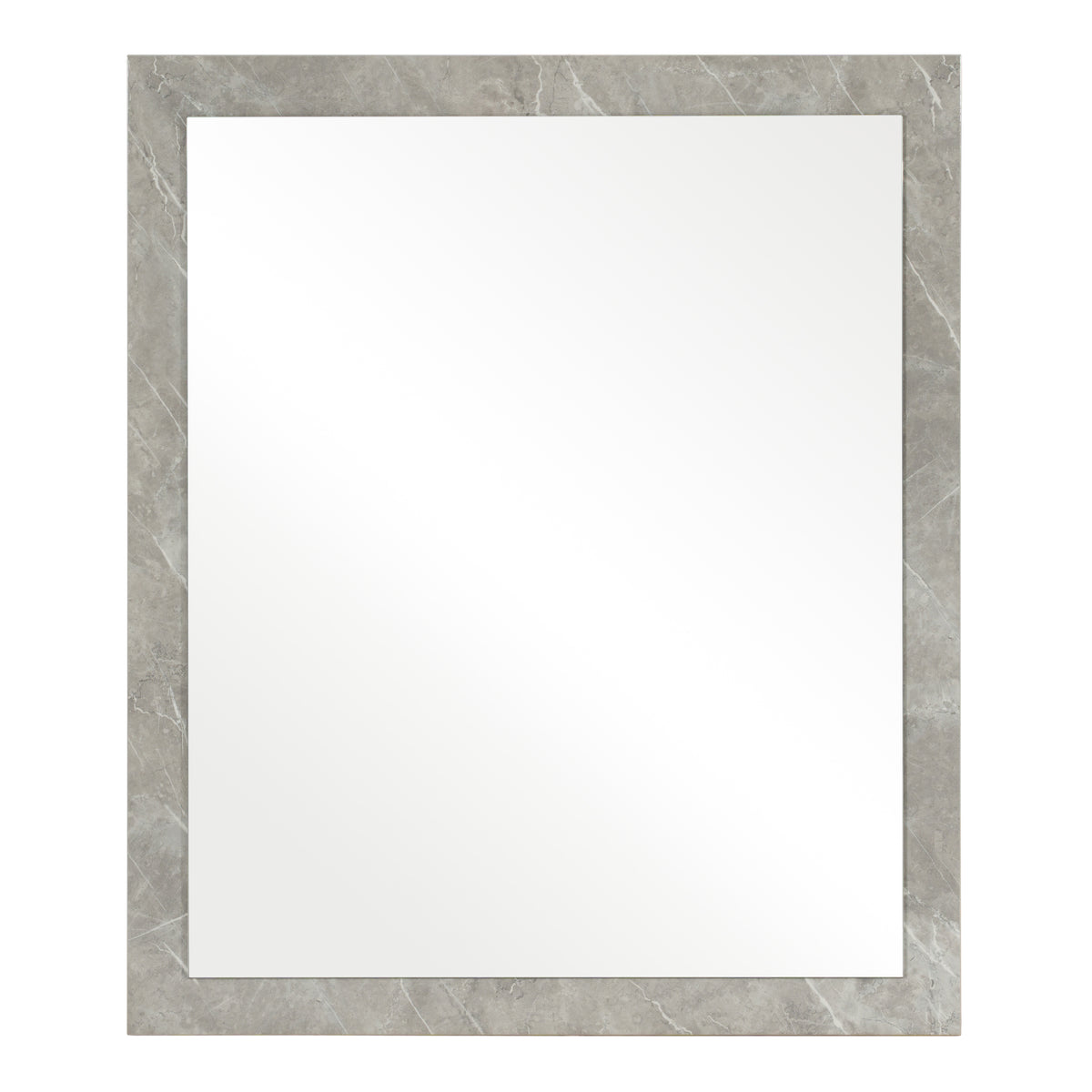 Marbella - Italian Modern Grey Marble Mirror