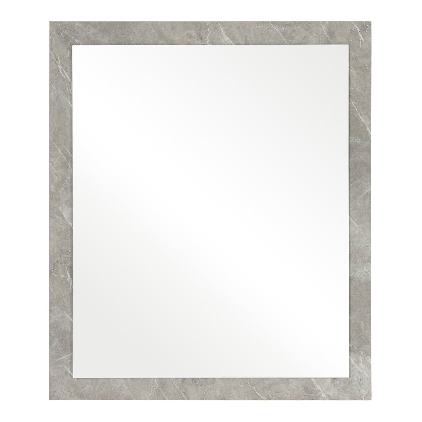 Marbella - Italian Modern Grey Marble Mirror