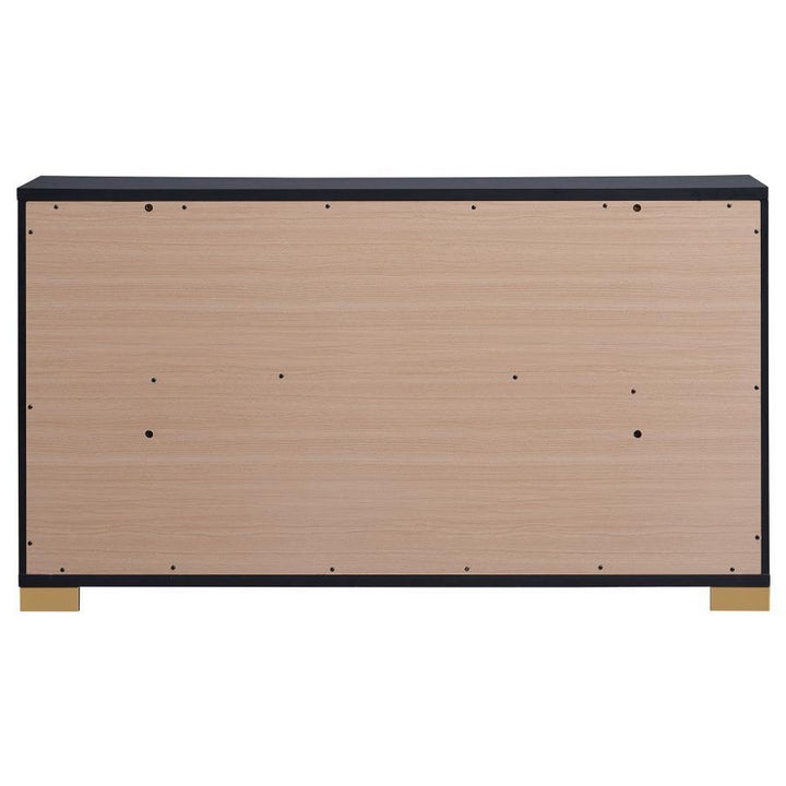 Marceline - 6 - Drawer Dresser - Black Dressers modern furniture Contempo Furniture