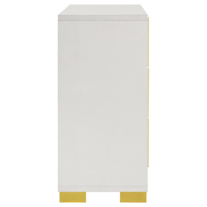 Marceline - 6 - Drawer Dresser - White Dressers modern furniture Contempo Furniture
