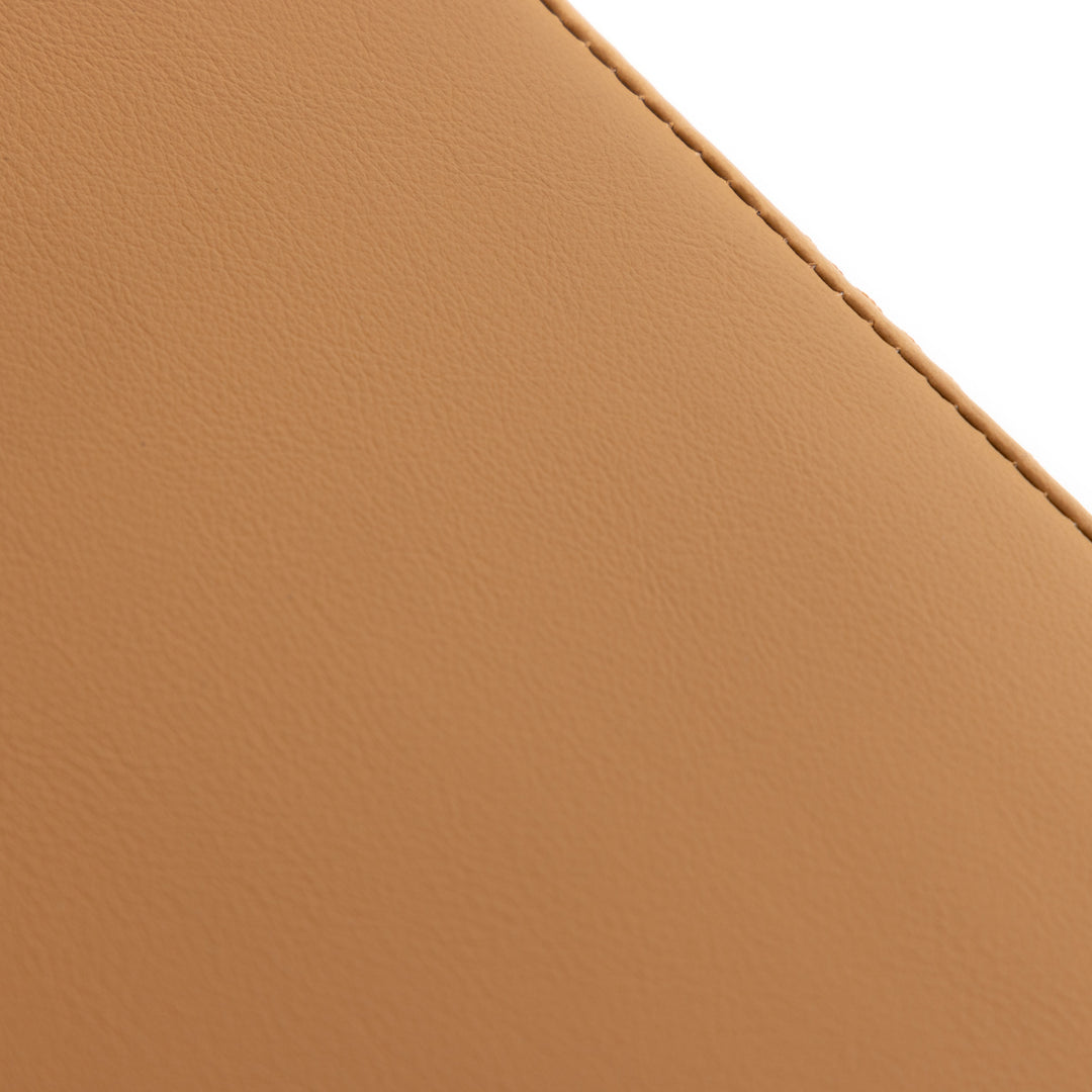 Marcus - Modern Camel Vegan Leather Dining Chair (Set of 2)
