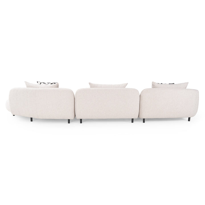 Marge - Contemporary Beige Sectional Sofa