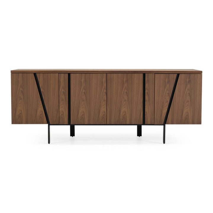 Mario - Modern Walnut Veneer Buffet
