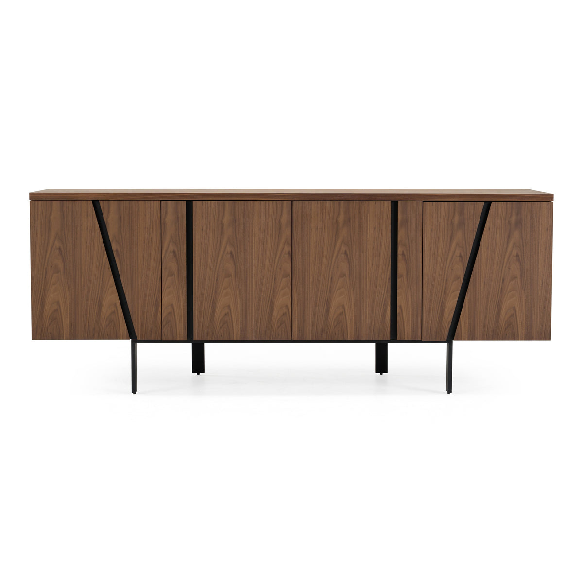 Mario - Modern Walnut Veneer Buffet