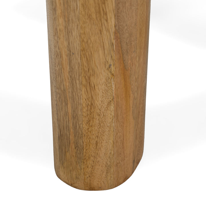 Marlin - Modern Marble + Mango Wood Nesting Table Set