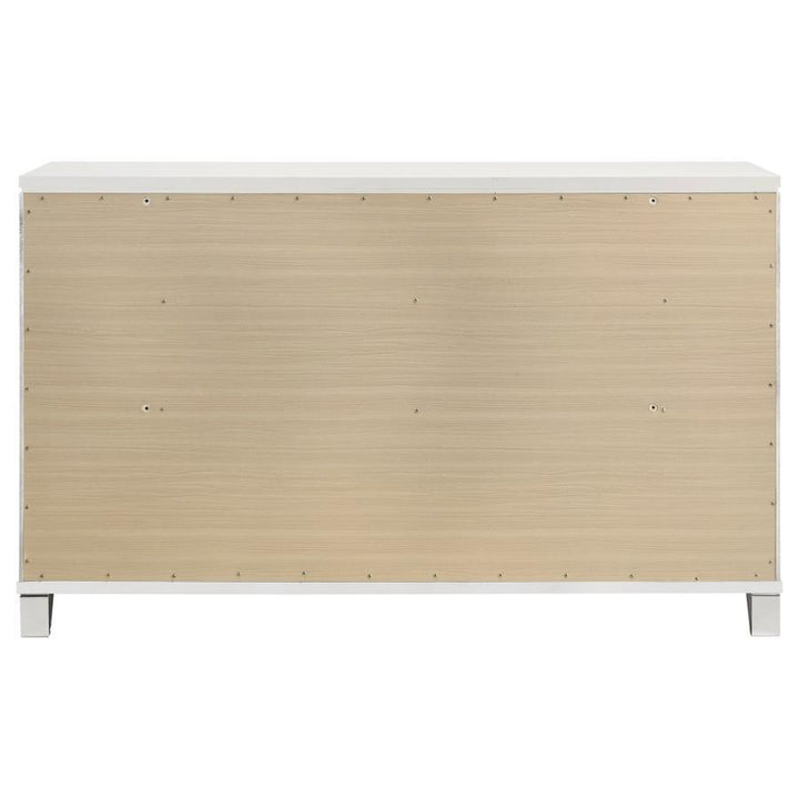 Marmore - 9 - Drawer Dresser Cabinet - White Dressers modern furniture Contempo Furniture
