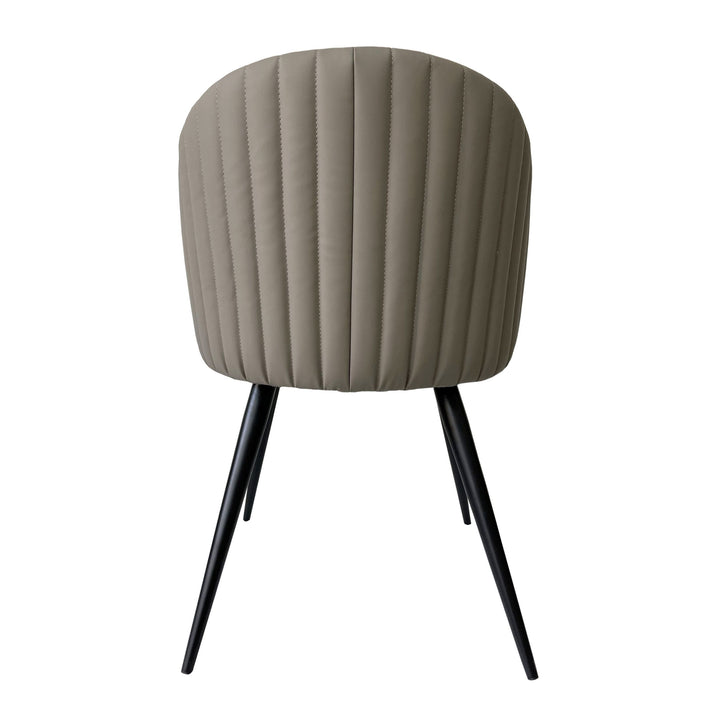 Marnie - Contemporary Gray + Pink Dining Chair