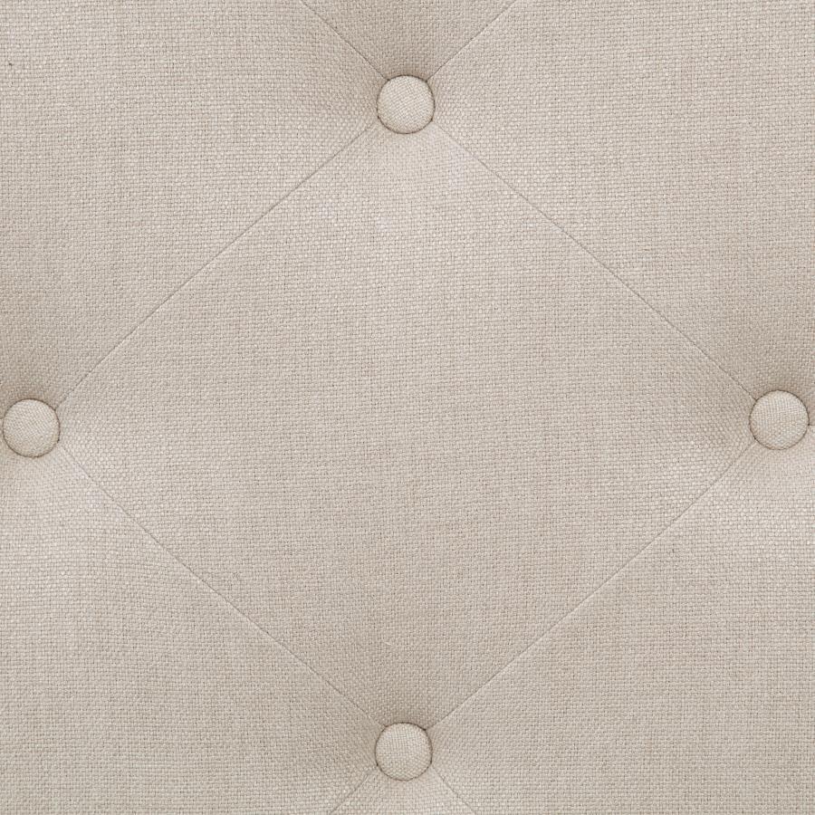 Marsha - 52" Upholstered Entryway Accent Bench - Latte Upholstered Bench modern furniture Contempo Furniture