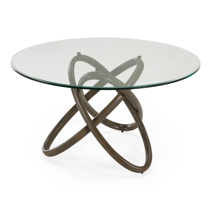 Mason Modern Round Grey Ash Dining Table