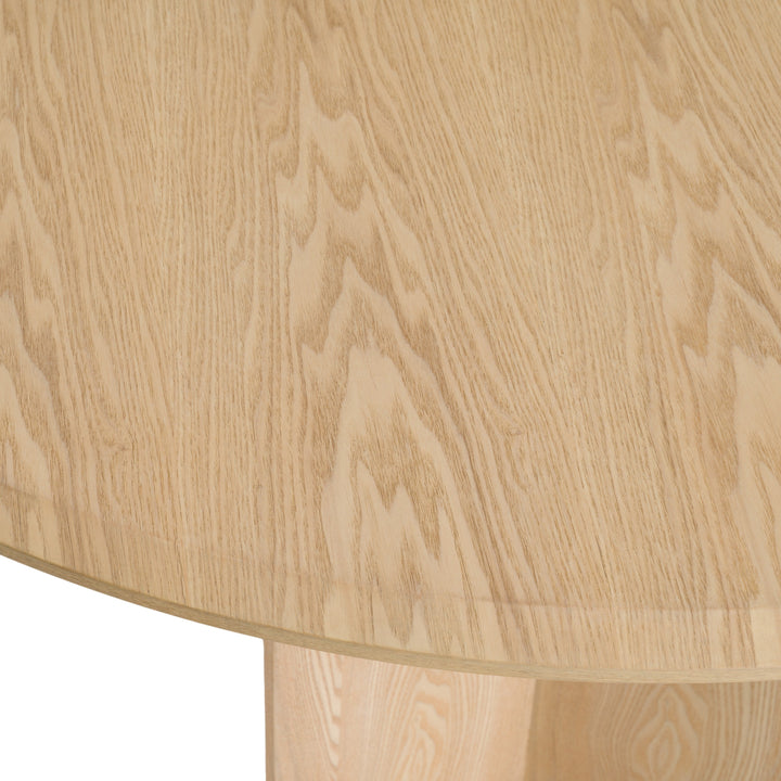 Masuda  Modern Natural Ash Round Dining Table