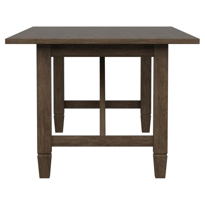 Matisse - Rectangular Wood Dining Table - Dark Brown Dining Table with Extension modern furniture Contempo Furniture