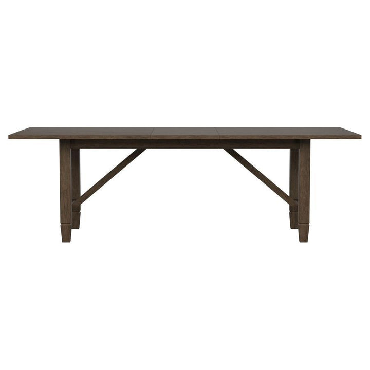 Matisse - Rectangular Wood Dining Table - Dark Brown Dining Table with Extension modern furniture Contempo Furniture