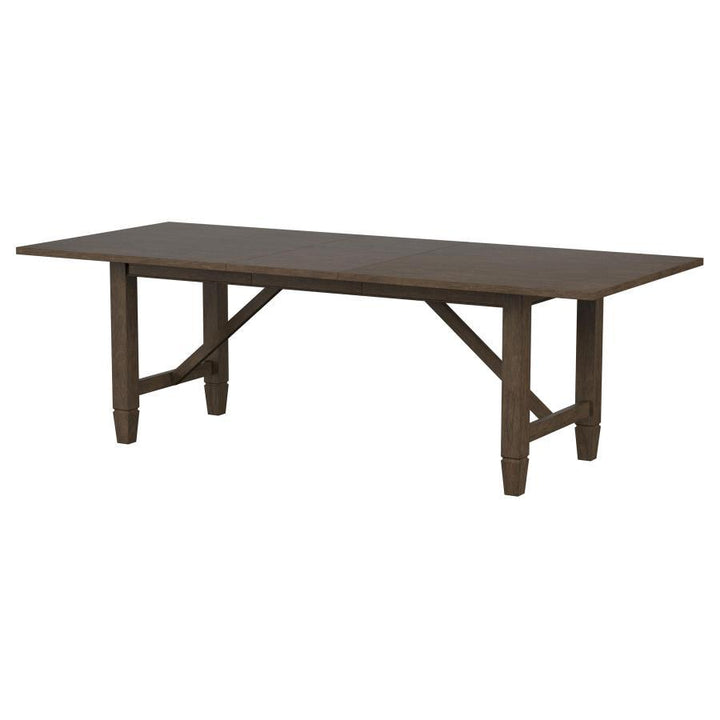 Matisse - Rectangular Wood Dining Table - Dark Brown Dining Table with Extension modern furniture Contempo Furniture