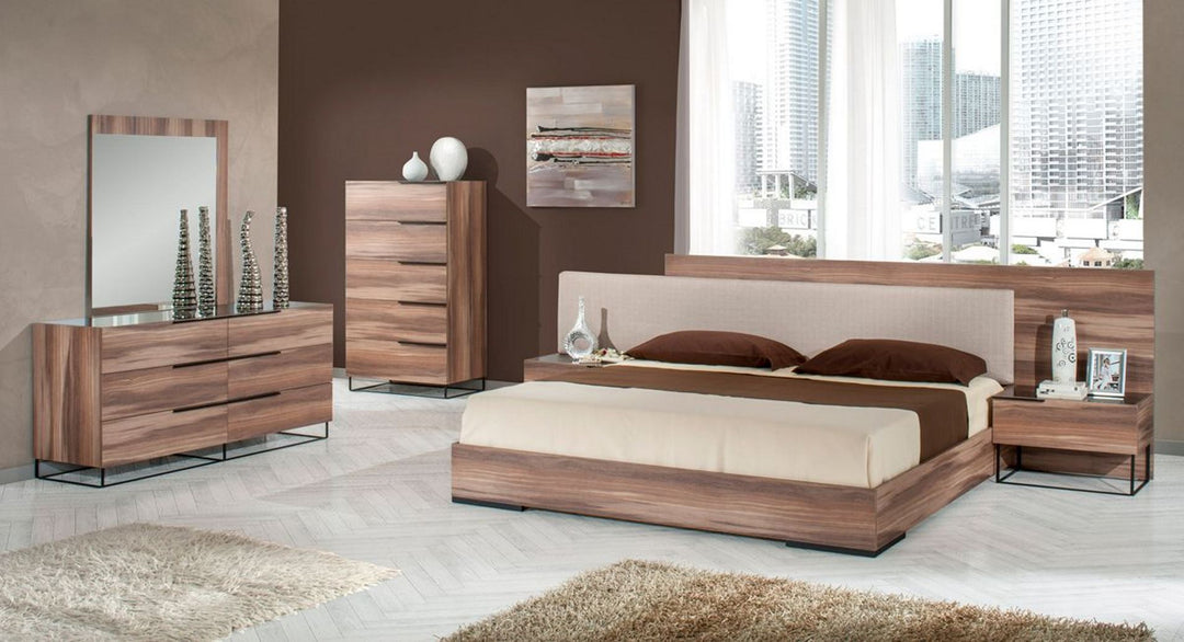 Matteo - Modern Italian Walnut Dresser