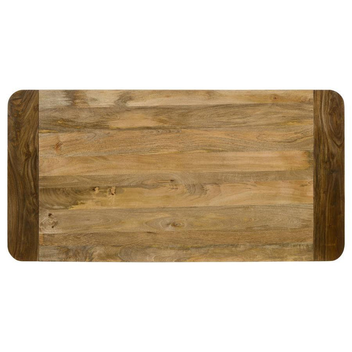 Maverick - Solid Wood Dining Table - Natural Mango Dining Table modern furniture Contempo Furniture