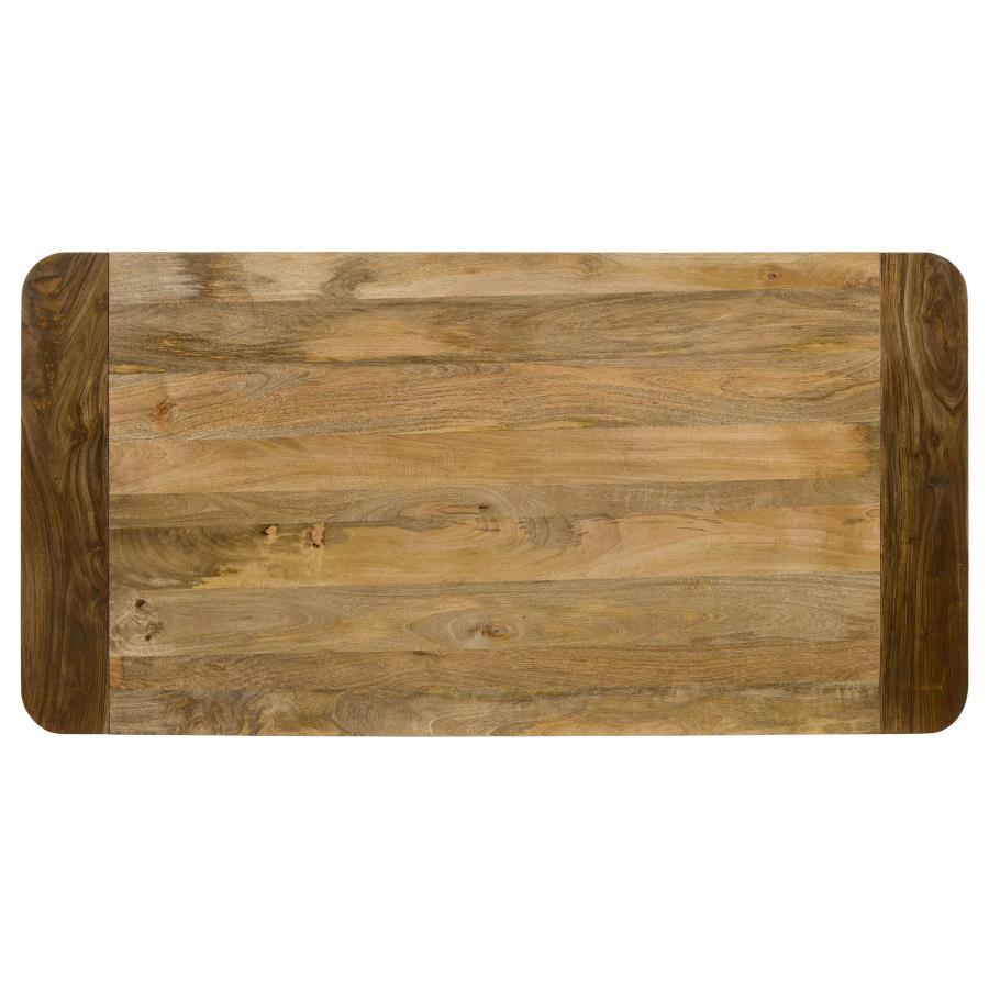 Maverick - Solid Wood Dining Table - Natural Mango Dining Table modern furniture Contempo Furniture