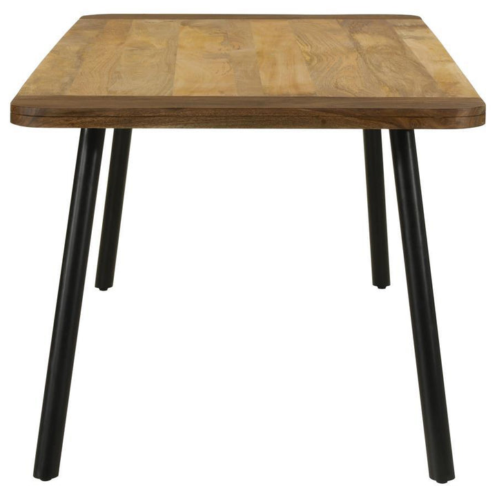 Maverick - Solid Wood Dining Table - Natural Mango Dining Table modern furniture Contempo Furniture